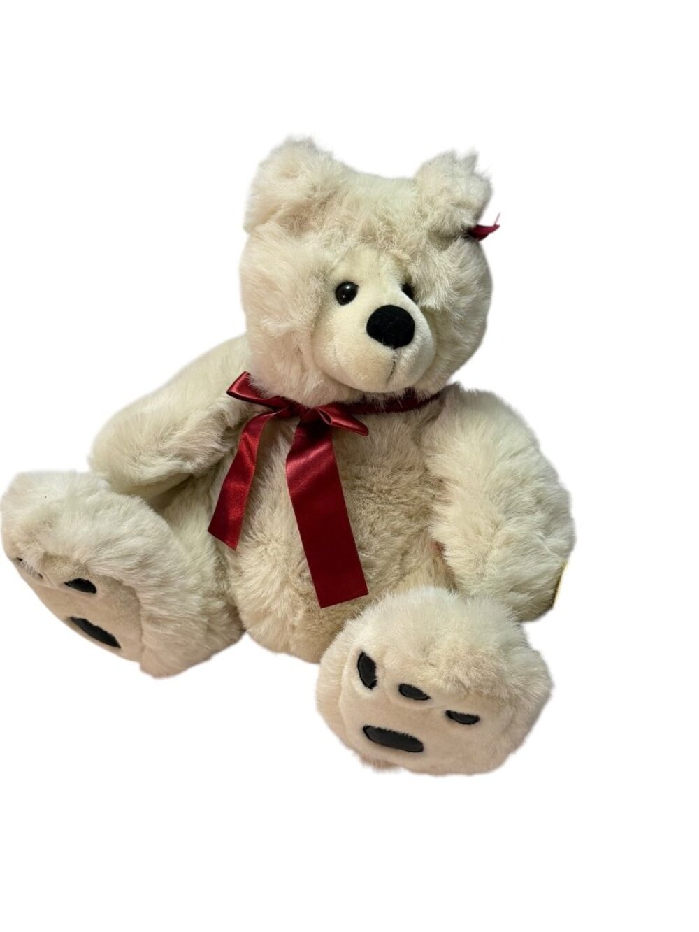 Vintage 1989 Steinbach Bonnie White Teddy Bear Plush The Joy of Giving Book 14 I